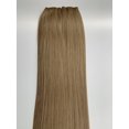 thumbnail image 3 of Extensión de cabello humano 100 % virgen Genius Weft de fábrica, 100 g, trama de cabello liso invisible para salón, 3 of 5