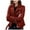 Wine, variant on Bmisegm Women Plus Size Fashion Leather Jacket Long Sleeve Zipper Fitted Leather Coat Fall Short Jacket Slim Coat Jackets for Women Black XXXL