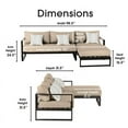 thumbnail image 4 of Serta Catalina Outdoor Sectional in Bronze, 4 of 8