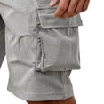 thumbnail image 4 of Yievot Cargo Shorts for Men Casual Drawstring Elastic Waist Summer Workout Gym Shorts with Pockets, 4 of 7