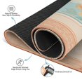 thumbnail image 3 of Peach Peony Floral Oriental Mahjong Mat 31.5x31.5 Inch | Non-Slip And Noise Reduction Mah Jong Table Mat Cover with Carrying Bag For Mahjong Lovers, Poker, Board Games And Dominoes, 3 of 7