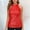 Red, variant on SNKSDGM Female Ribbed Tank Tops for Women Crop Spaghetti Strap Tank Top with Built in Bra 3X Women's Sequin Top One Size