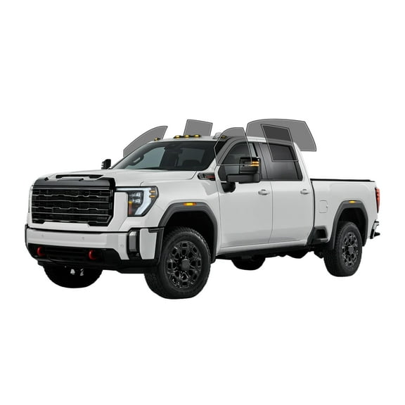 Haiy Co - PreCut 2Ply 50% Window Tint Film Kit For 2020-2025 GMC Sierra 2500 Crew -Side+Rear Window