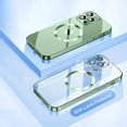 thumbnail image 1 of Para Magsafe funda de carga inalámbrica magnética para iPhone 14 Plus 13 12 11 Pro Max funda protectora de lente de silicona transparente de lujo Tan Jianjun unisex, 1 of 2