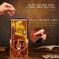 thumbnail image 3 of Kit de rincón para libros DIY CCCDF Roaring Twenties Speakeasy con LED, 3 of 6