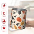 thumbnail image 5 of 12oz Coffee Tumblers Light Halloween Pumpkins Bats and Spiders Stainless Steel Vacuum Insulated Travel Tumbler Coffee Cups Mug with Lid and Straw with Cleaning Brush for Cold & Hot Drinks, 5 of 5