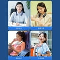 thumbnail image 5 of Portable Neck Fan, USB Portable Neck Hanging Fan Cold Fan Handheld Rechargeable Mute Sports Fan 5-Speed Adjutable Colorful Ambient Light Neckband Leafless Fan For Home Office, 5 of 6