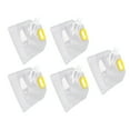thumbnail image 1 of Reusable Freezer Bags, 5Pcs Transparent Sealed Storage Bag Reusable  Bags  Bags Reusable Grain Storage Bag for Rice Cereals Flour Nuts, 1 of 7