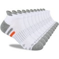 thumbnail image 5 of COOPLUS 10 Pairs Kids Socks Cotton Ankle Socks Low Cut Short Socks With Cushioned Sole, 5 of 7