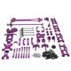 thumbnail image 2 of 18 de kits de piezas de actualización para coche RC aptos para 1/12 2.4G Car CVD Eje de transmisión Varilla de enlace Serv - púrpura Baoblaze piezas de actualización de coche rc, 2 of 3