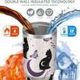 thumbnail image 4 of 1pc Gothic cat 30oz Tumbler with Straw & Handle - Insulated Stainless Steel Cup | Holiday Gift for Man Women (Christmas, Valentine's, Birthday), 4 of 7