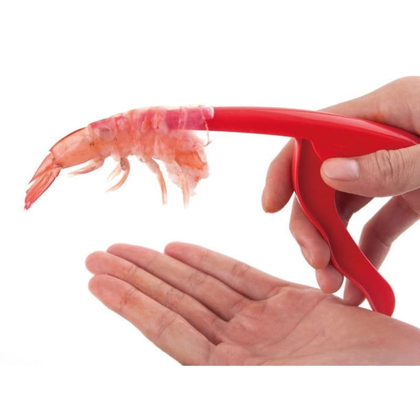 Pelador de camarones, desvenador de camarones, dispositivo de pelado, herramientas de cocina creativas, pelador de cerámica