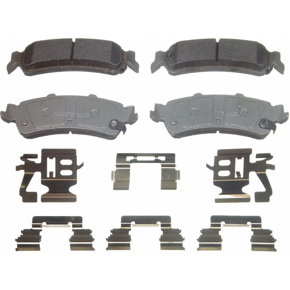Wagner ThermoQuiet QC792A Ceramic Disc Brake Pad Set Fits select: 1999-2002 CHEVROLET SILVERADO, 2000-2001 CHEVROLET TAHOE