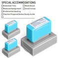 thumbnail image 1 of Rubber Stamp Sayglossy Special Accommodations Teacher x3 Blue, 1 of 7