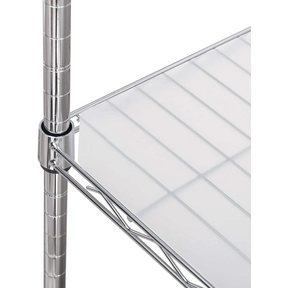 Wire Shelf Liner, Heavy Duty Shelf Liners for Wire Shelving, Waterproof Shelf Mats, Set of 5 (14-Inch-by-36-Inch)