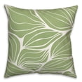 thumbnail image 2 of Creative Products Green Leaf Lines 18x18 Indoor / Outdoor Pillow, 2 of 3