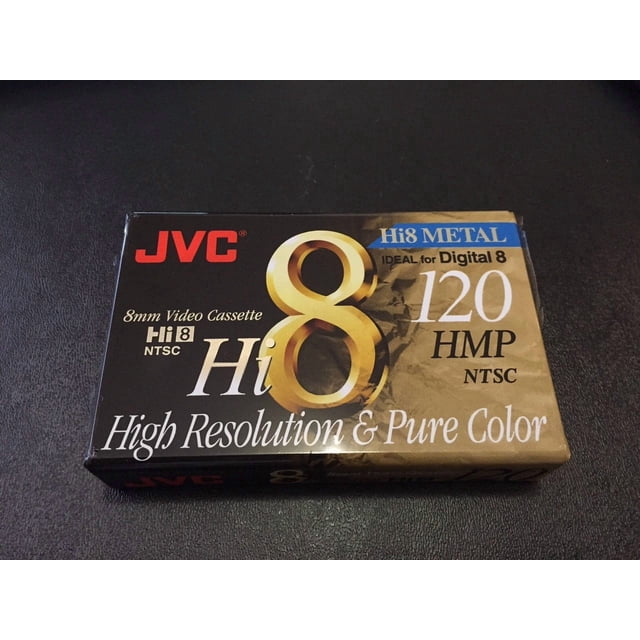 Cinta de video JVC Hi8 Metal 120 min 8 mm NTSC