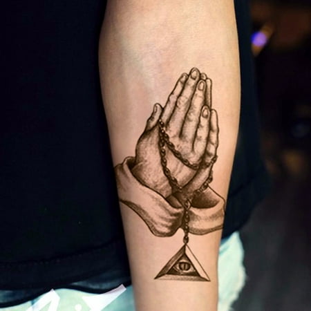 Buddha Hands Arm Leg Waterproof Temporary Removable Tattoo Body tattoo Arm Art
