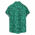 thumbnail image 7 of XUNKUSGA Men's Shirts Summer Fashion Hawaiian Button Down Shirts for Men Soft Casual Short Sleeve Beach Dress Shirts with Pockets for Lounging S-4XL Blue, 7 of 7