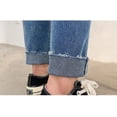 thumbnail image 6 of Korean Style Autumn Pregnant Women's Fashion Outwear Jeans Loose Straight Harun Denim Pants Casual Fashion Korean Denim Trousers, 6 of 6
