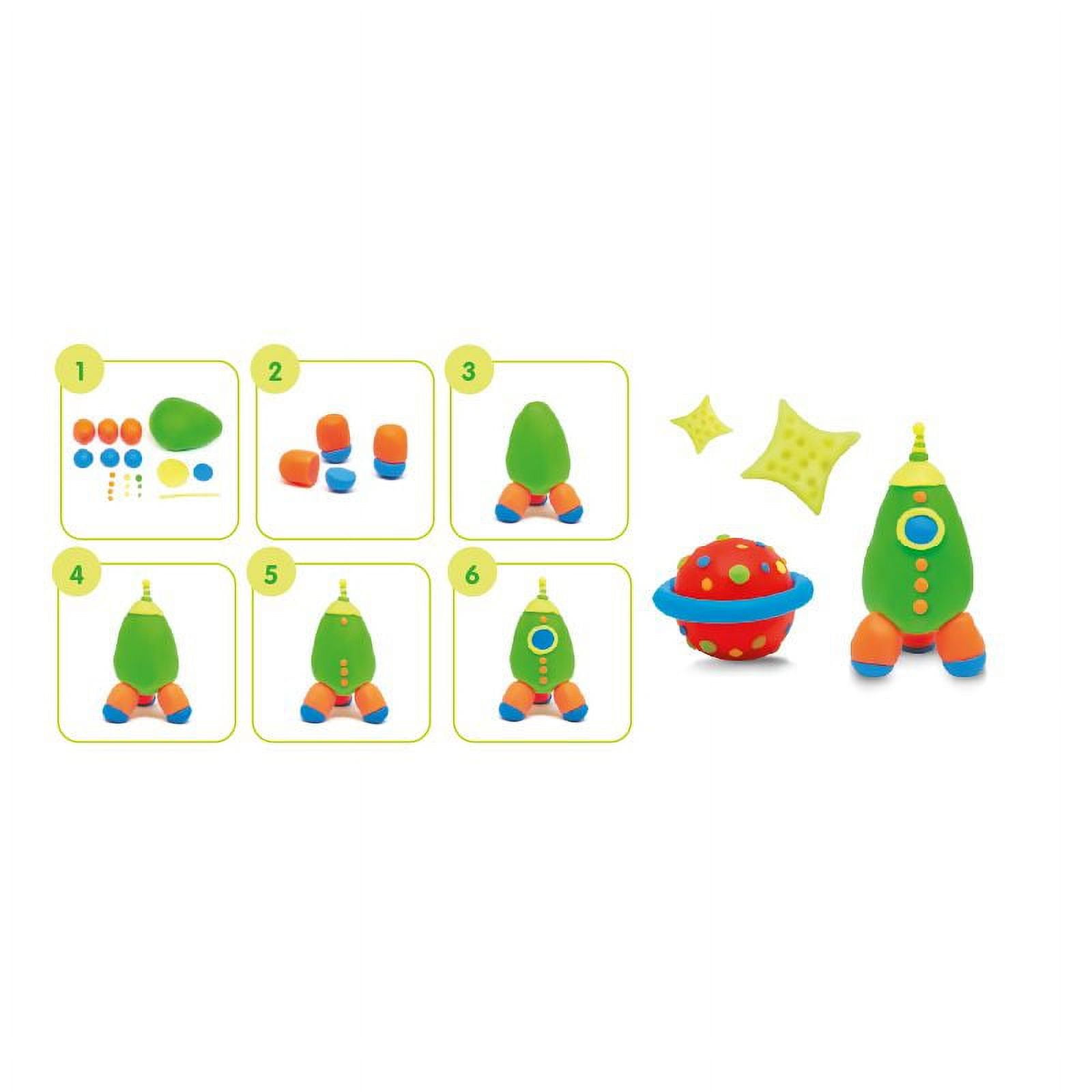 MILAN Soft Dough Neon Colors Play Dough - 5 Color Multicolor