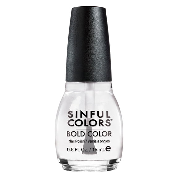 Sinful Colors Professional Nail Polish, Clear Coat 0.50 oz (Pack of 2)