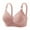 Pink-01, variant on Womens Lace Bras, Simple Solid Color Wireless Bra, Soft Cup Plus Size Daily Bras