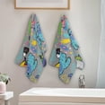 thumbnail image 3 of Magic Monster Hand Towels 2 PCS, Unicorn Mermaid Kitchen Towel Ultra Soft and Highly Absorbent,Decorative Fingertip Face Towel for Bathroom Hotel, 28.3"x14.4", 3 of 4