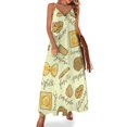 thumbnail image 1 of Conozca su pasta Vestido sin mangas Falda de verano para mujer Traje de festival Vestidos de mujer para mujer, 1 of 7