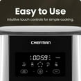 thumbnail image 4 of Chefman Turbofry Touch TG 8 Qt. Friteuse à Air Chaud avec Commandes Numériques - Acier Inoxydable, 4 of 8