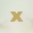 thumbnail image 3 of Package of 1, 14 Inch X 3/4" Thickness MDF Letter x in The Arial Font, Thick, Lower Case for Art & Craft Project, Made in USA, 3 of 4