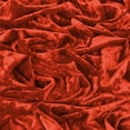thumbnail image 2 of Ice Fabrics Stretch Crushed Velvet Fabric by the Yard - 60/62" Wide Soft Velvety Fabric for Sewing Apparel, Upholstery, Curtains & Decor - 234 GSM - 20% Vertical Stretch - Orange - 4 Yards, 2 of 6