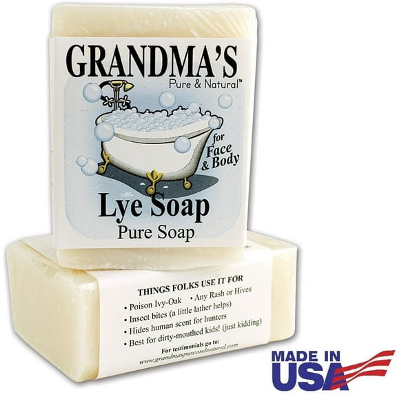 Grandma's Pure and Natural Lye Soap for Face and Body