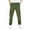 Green, variant on Boys' Pull on Cargo Pants Stretch Elastic Waist School Uniform Kids Twill Outdoor Sports Joggers with Pockets Baseball Pants Youth Boys Gray 6Y