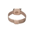 thumbnail image 2 of Bering Time Pebble Collection Polished Rose Gold Stainless Steel Case and Milanese Strap with White Dial Women's Watch. 18034-364, 2 of 5