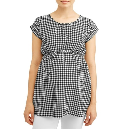 Maternity Gingham Top - Available in Plus Sizes