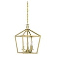 thumbnail image 2 of Savoy House 3-320-3-322 Townsend 3 Light Foyer Pendant in a Warm Brass Finish (10" W x 15" H), 2 of 5