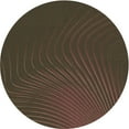 thumbnail image 1 of Ahgly Company Indoor Square Patterned Bakers Brown Area Rugs, 3' Square, 1 of 6