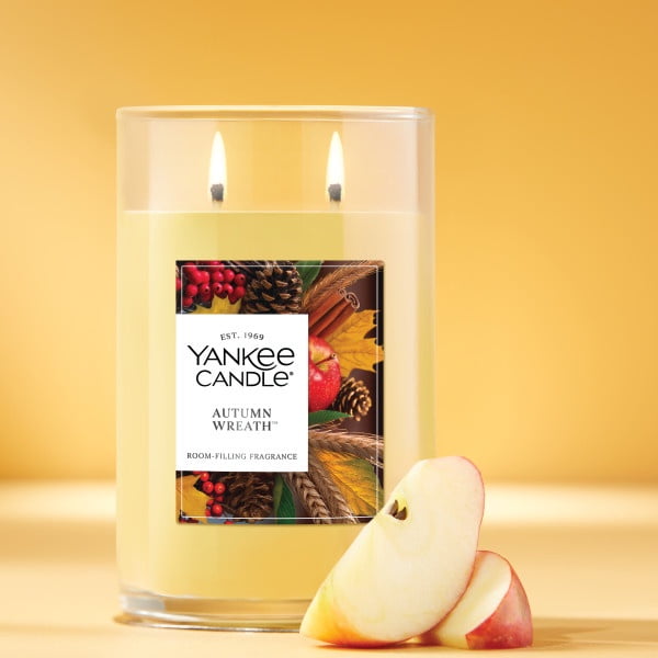 Wreath Large Tumbler Candle - Thumbnail 3