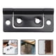 thumbnail image 5 of 10 bisagras de hierro para puertas de armarios, color negro mate, con cierre automático, resistentes, para tapas, ocultas y para joyeros, 5 of 8