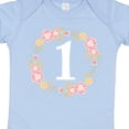 thumbnail image 4 of Inktastic 1st Birthday Rose Flower Wreath Girls Girls Baby Bodysuit, 4 of 5