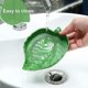 thumbnail image 3 of Plato en forma de hoja, cuenco de agua para reptiles, para beber y comer, tortuga, maíz, serpiente, mascota gateadora (1 pieza, verde) ER, 3 of 5