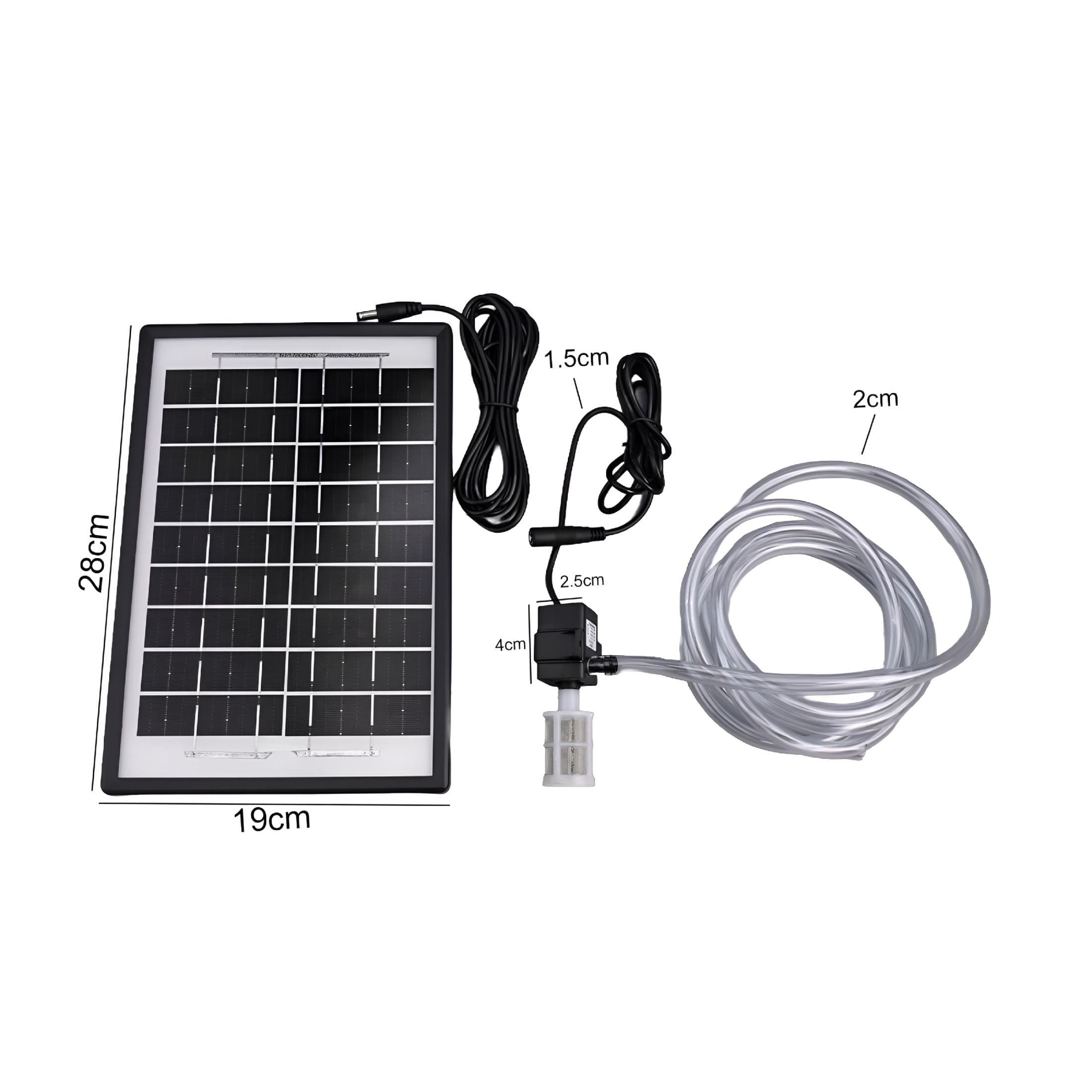 ACDANC Solar Water Pump 12V Circulating Fish Pond Filtration Oxygen Submersible Pumps