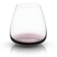 thumbnail image 3 of JoyJolt Black Swan Colored Stemless Red Wine Glasses Gift Set, Set of 4, 3 of 5