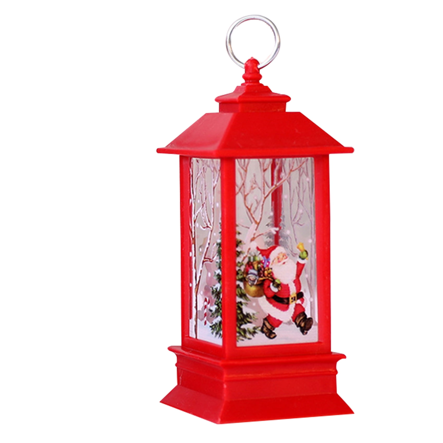 moobody Christmas Lantern Glittering Decorative Vintage Style