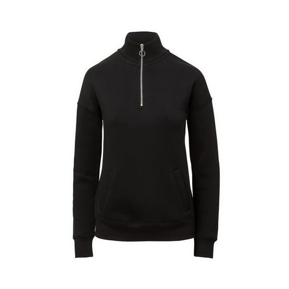 Dakota Quarter Zip Pullover-Black (006)-S