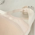 thumbnail image 7 of AINIYS Secure Fit Bra for Women Wireless Soft Cup Bra Bralette Cleavage Bra Lift and Support Push-Up Bra Breathable Everyday Bras Thin Fabric Bralettes Beige S, 7 of 7