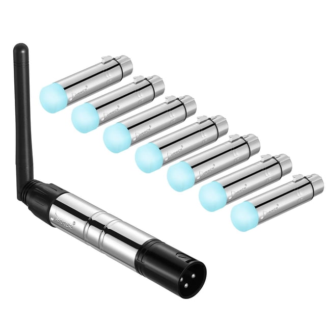 Controlador inalámbrico DMX512 Donner Dfi DJ con 7 receptores