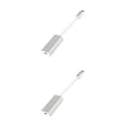 thumbnail image 1 of Injueey Convertidor tipo c a DP Adaptador USB 3.1 de alta velocidad Accesorio de conexión Plata Plata 2Conjunto, 1 of 6