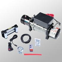 SCITOO - 13000LBS Electric Winch Steel Cable Off Road for Jeep Truck Towing Trailer 4WD